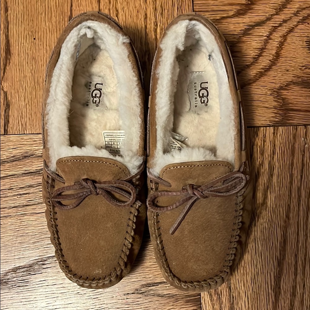 UGG Brown Suede Slippers